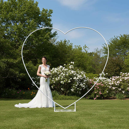 Heart Balloon Arch Frame – Interlocking, Indoor Outdoor