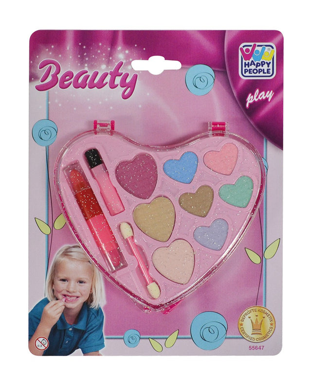 Heart Cosmetic Case for Girls, Portable and Stylish Design