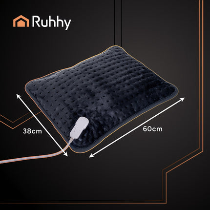 Heated Electric Pillow, 60x38 cm, 4 Temp Levels