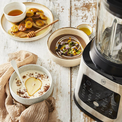 Heated Soup Maker Blender, 1400W, 10 Programs, Glass Jug