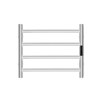 Heated Towel Rack, Wall Mounted 4-Bar, Timer, IPX5