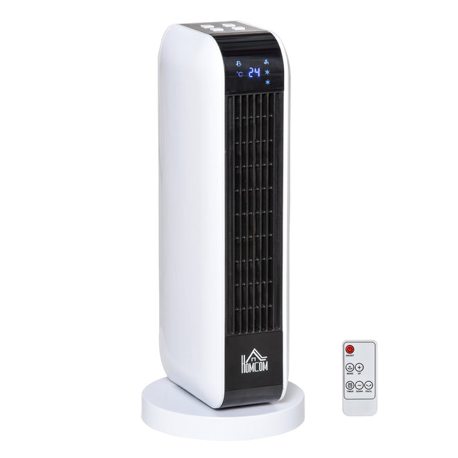 Electric ceramic tower heater, 2000W, 3 heat levels, timer