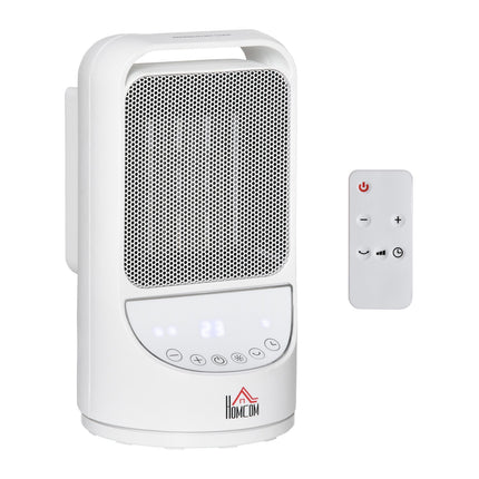 Ceramic electric heater, 750/1500W, 3 levels, timer, oscillating