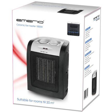 Wentylator grzewczy 1800W Termostat Element ceramiczny