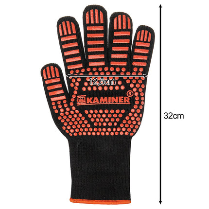 Heat-resistant grill gloves 25416