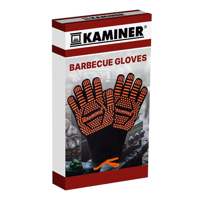 Heat-resistant grill gloves 25416