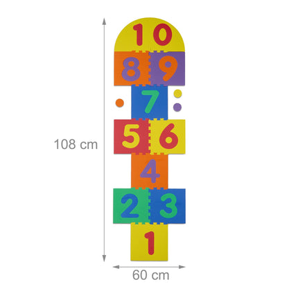 Heaven and Hell puzzle mat