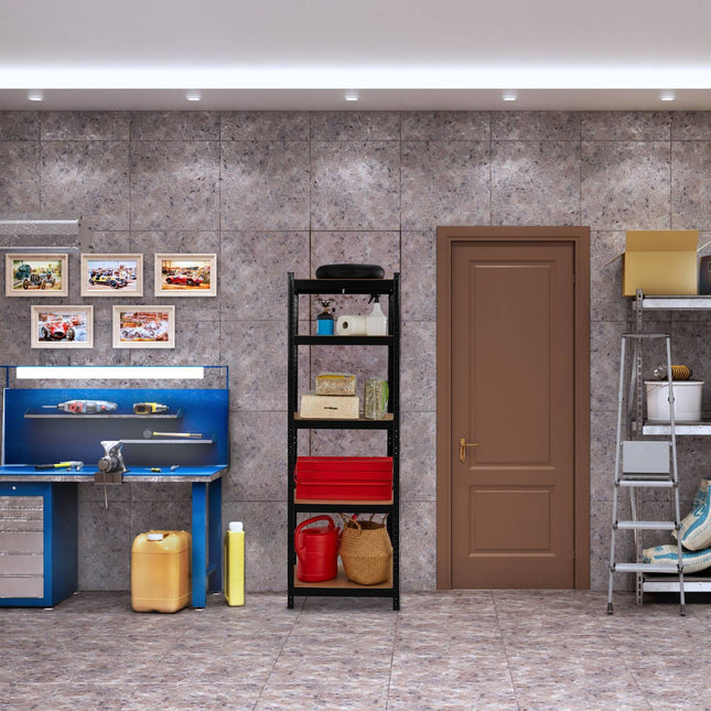 Heavy-Duty 5-Level Steel Shelving Unit