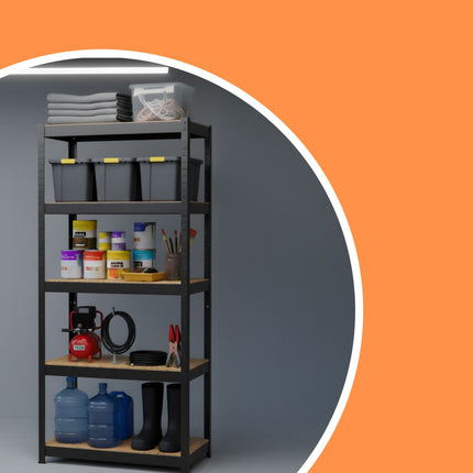 Heavy-Duty Adjustable Storage Shelf 180x100x60 cm