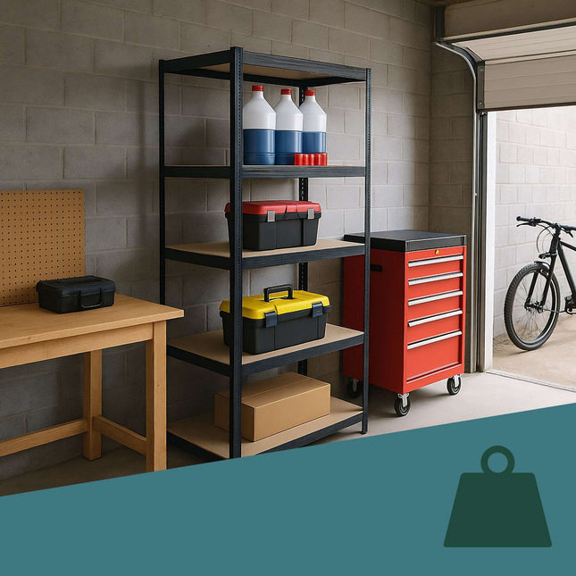 Heavy-Duty Adjustable Storage Shelf 180x100x60 cm