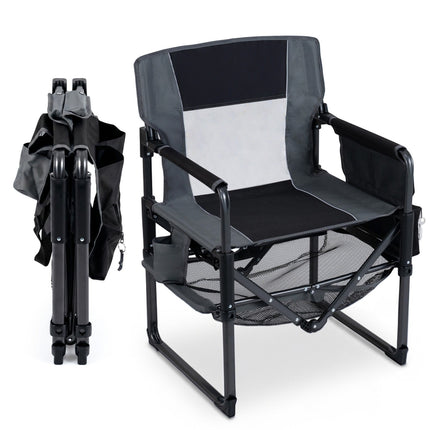 Heavy Duty Camping Chair with Cup Holder and Side Pocket