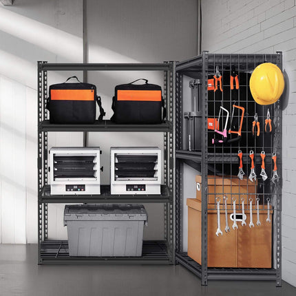 Heavy Duty Garage Shelving, 4-Tier 2400 lb, 40x20x60 Adjustable