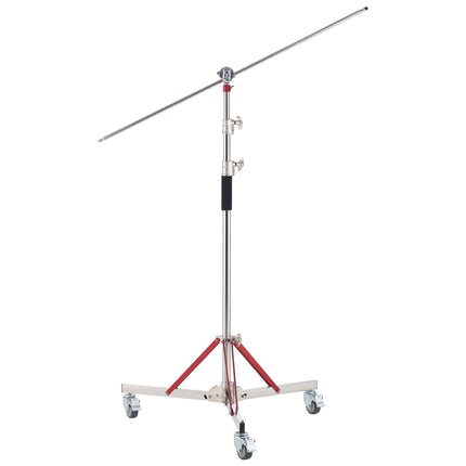 Heavy Duty Light Stand With Casters, 10.5 ft, 44 lb