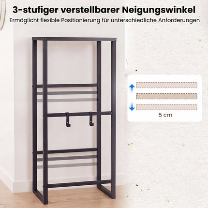 Heavy-Duty Metal Beer Storage Rack, 3-Tier, Adjustable Shelves