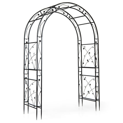 Heavy Duty Metal Garden Arch Trellis for Climbing Plants
