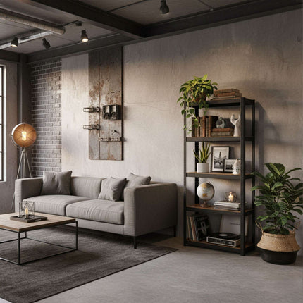 Heavy-Duty Metal Shelving Unit, 500kg Capacity