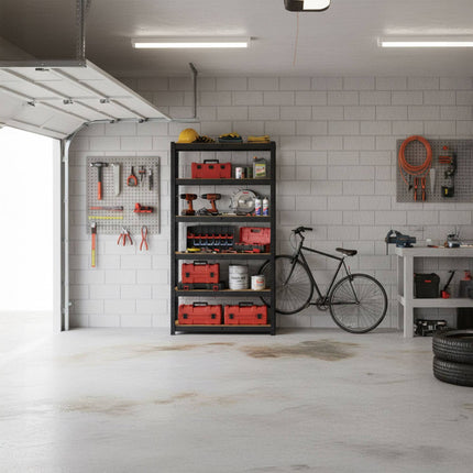 Heavy-Duty Metal Shelving Unit, 5-Tier, 500 kg Capacity