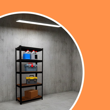 Heavy-Duty Metal Storage Shelf, 875 kg Capacity, 5 Shelves