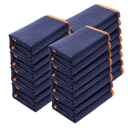 Heavy Duty Moving Blankets, 80 x 72 in, 12 Pack