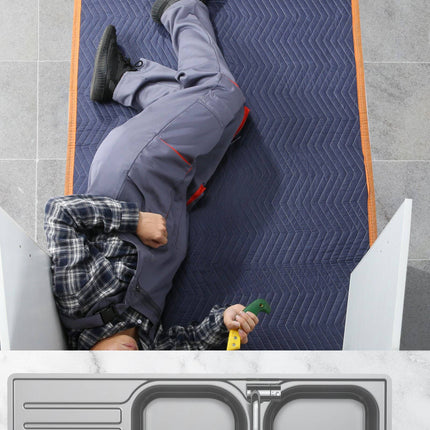 Heavy Duty Moving Blankets, 80 x 72 in, 12 Pack
