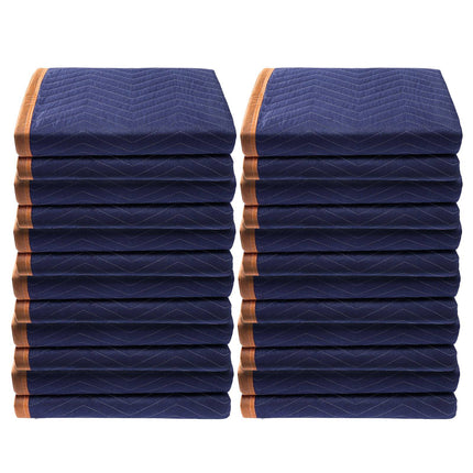 Heavy Duty Moving Blankets, 80 x 72 in, 12 Pack