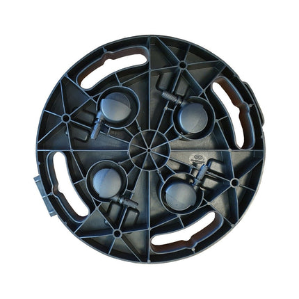Heavy-Duty Plant Caddy with 4 Universal Wheels, 30x28x7 cm