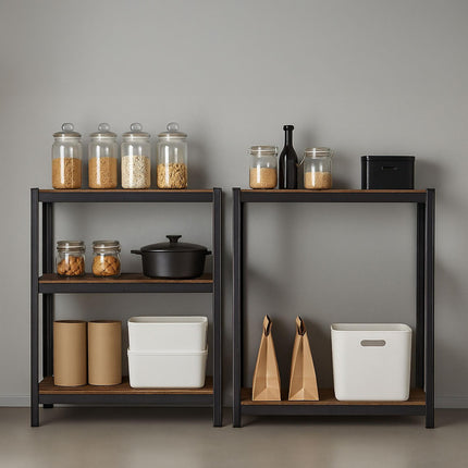 Heavy-Duty Steel Shelving Unit, Adjustable, 180x60x30 cm