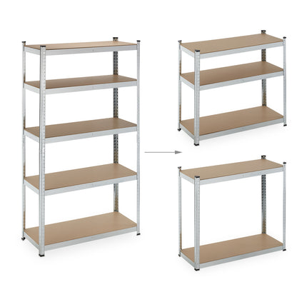 Heavy-Duty Steel Storage Racks, Adjustable Shelves