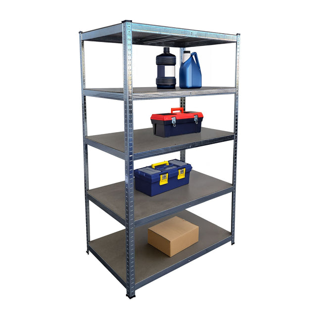 Heavy-Duty Steel Storage Shelf, Adjustable, 180x100x60 cm