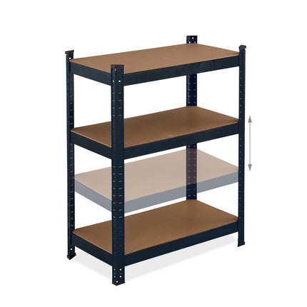 Heavy-Duty Steel Storage Shelf, Adjustable 5-Tier