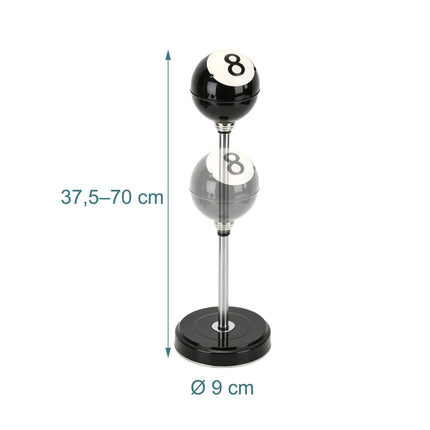 Height-Adjustable Billiard-Style Ashtray, Steel