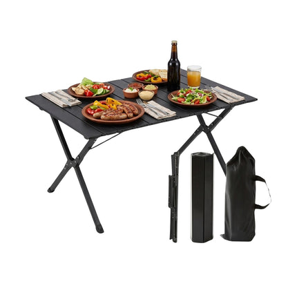 Folding Camping Table, Steel, Weatherproof