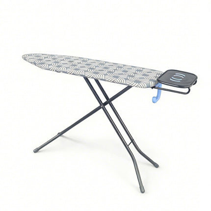 Height-Adjustable Ironing Board, 122x38 cm, Iron Rest
