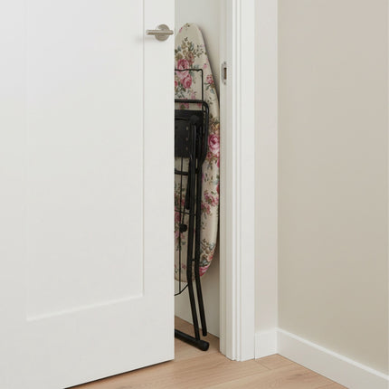 Height-Adjustable Ironing Board with Iron Rest, 110x33 cm