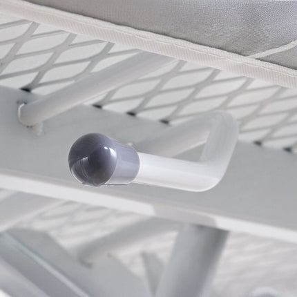 Height-Adjustable Ironing Board with Sleeve Attachment