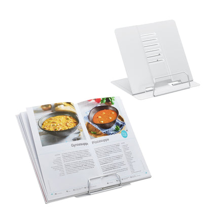 Height Adjustable Metal Book Stands, Set of 2