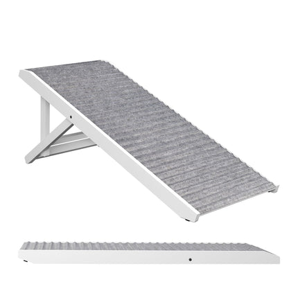 Height adjustable dog ramp