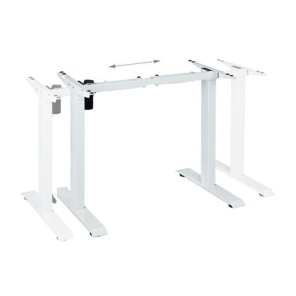 Height adjustable table frame