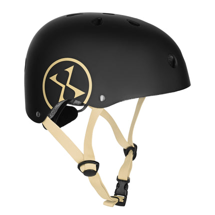 Helmet Black-Beige, Size L (58-61cm)