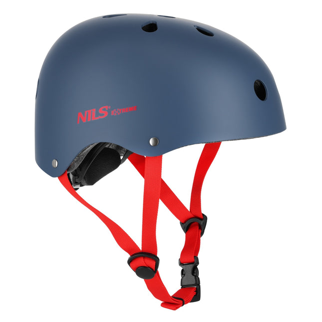 Helmet Gray-Red, Size S (52-56cm)