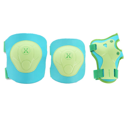 Helmet Size S, Green-Azure, Protective Set