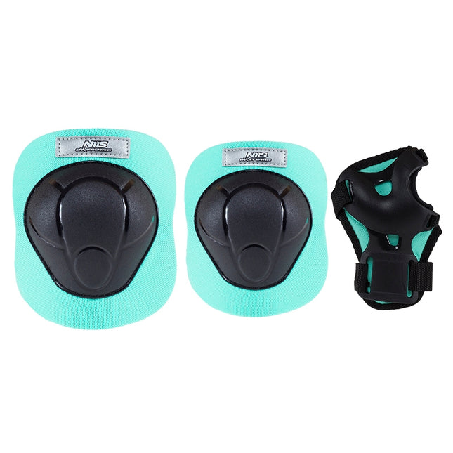 Helmet and Protectors Set, Size S, Black-Mint