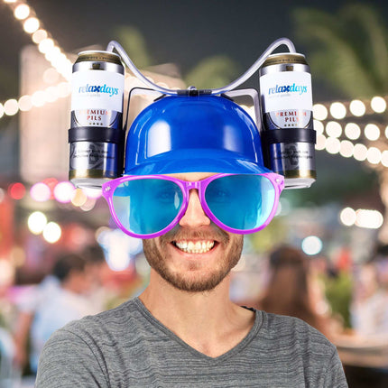 Helmet for drinking at parties