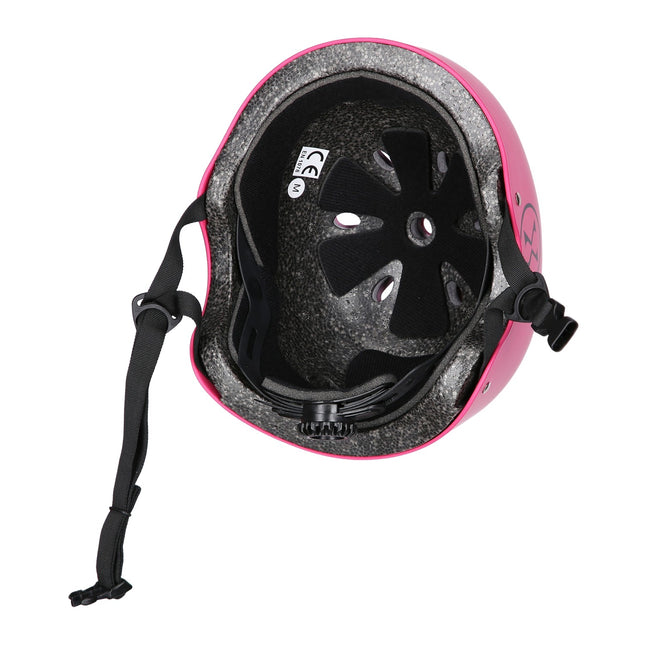 Helmet with Protectors Set, Pink, Size S