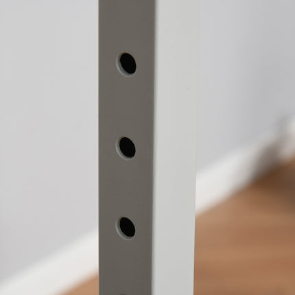 Adjustable gymnastic bar, 75 kg load, steel and wood