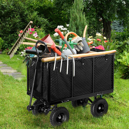 High wheelbarrow for the garden