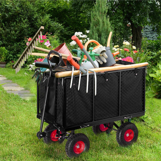 High wheelbarrow for the garden