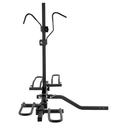 Hitch Mount Bike Rack, 2-Bike, Tilt-Fold, 80 lb Capacity