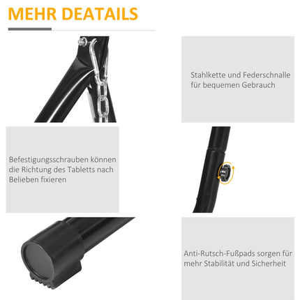 Hängesessel Gestell, Metall, X-Form, 120kg Kapazität