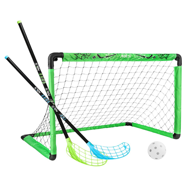 Hockeyset met doel, 2 sticks en bal